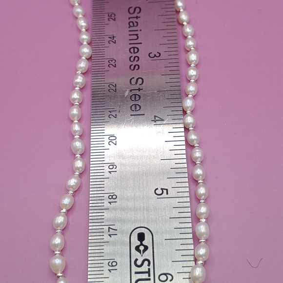 NEW Kids White Natural Pearl  Necklace - Picture 4 of 4